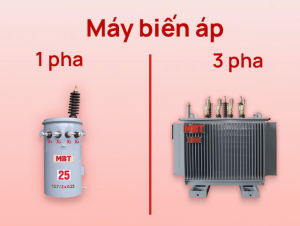 Máy biến áp 1 pha và Máy biến áp 3 pha