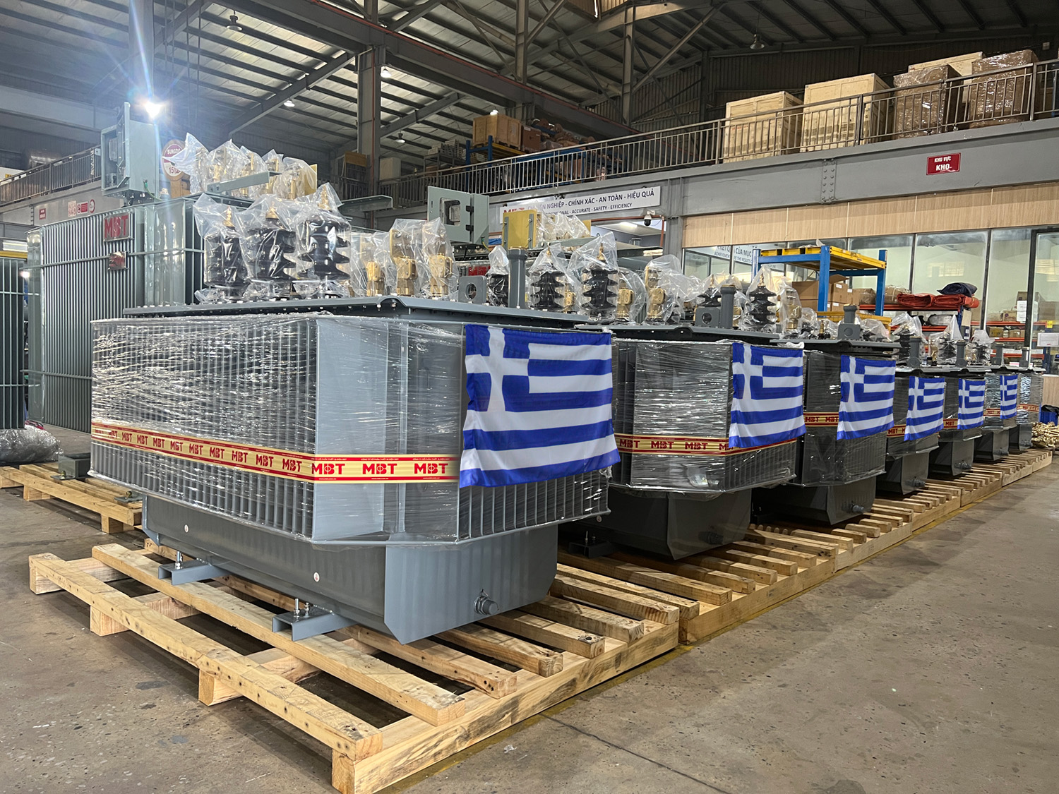 Xuất khẩu Máy biến áp MBT tới Hy Lạp