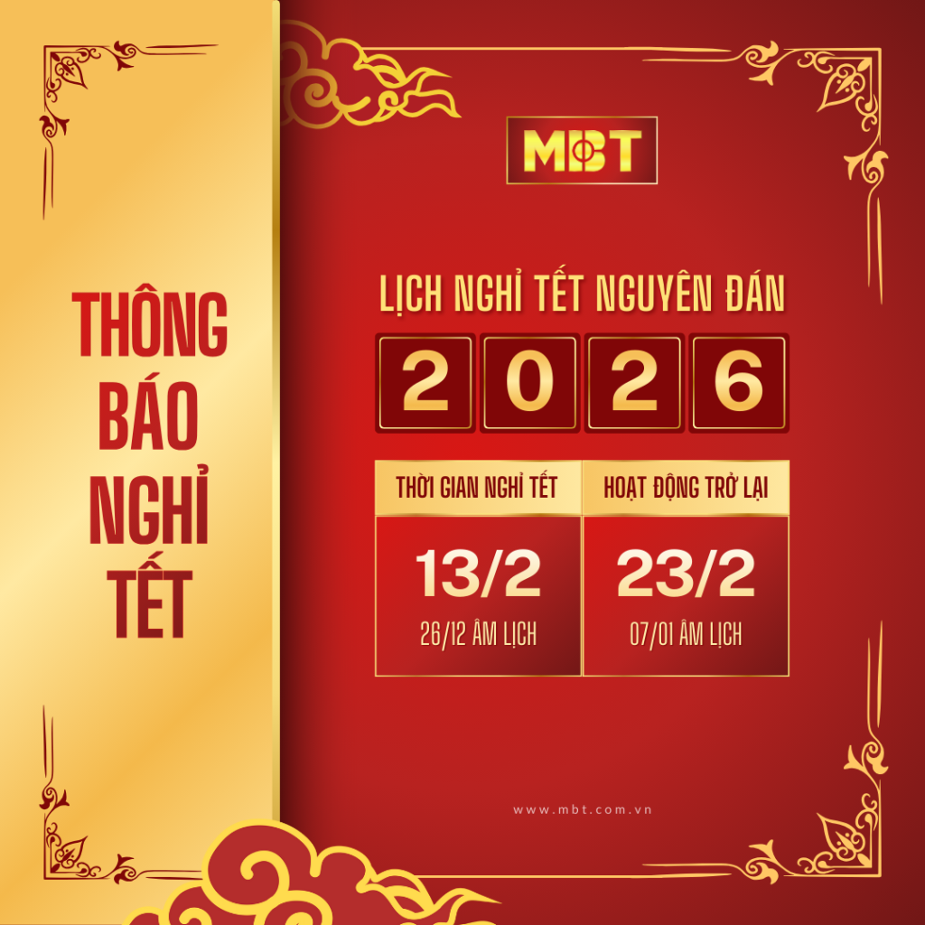 THÔNG BÁO LỊCH NGHỈ TẾT NGUYÊN ĐÁN 2026